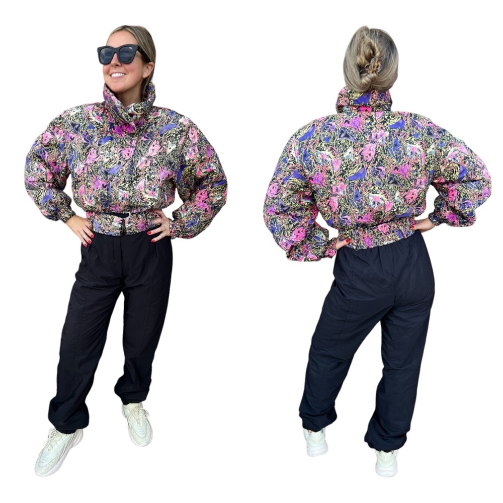 Vintage Skea Paris Vail Belted Snow Jacket Size 12